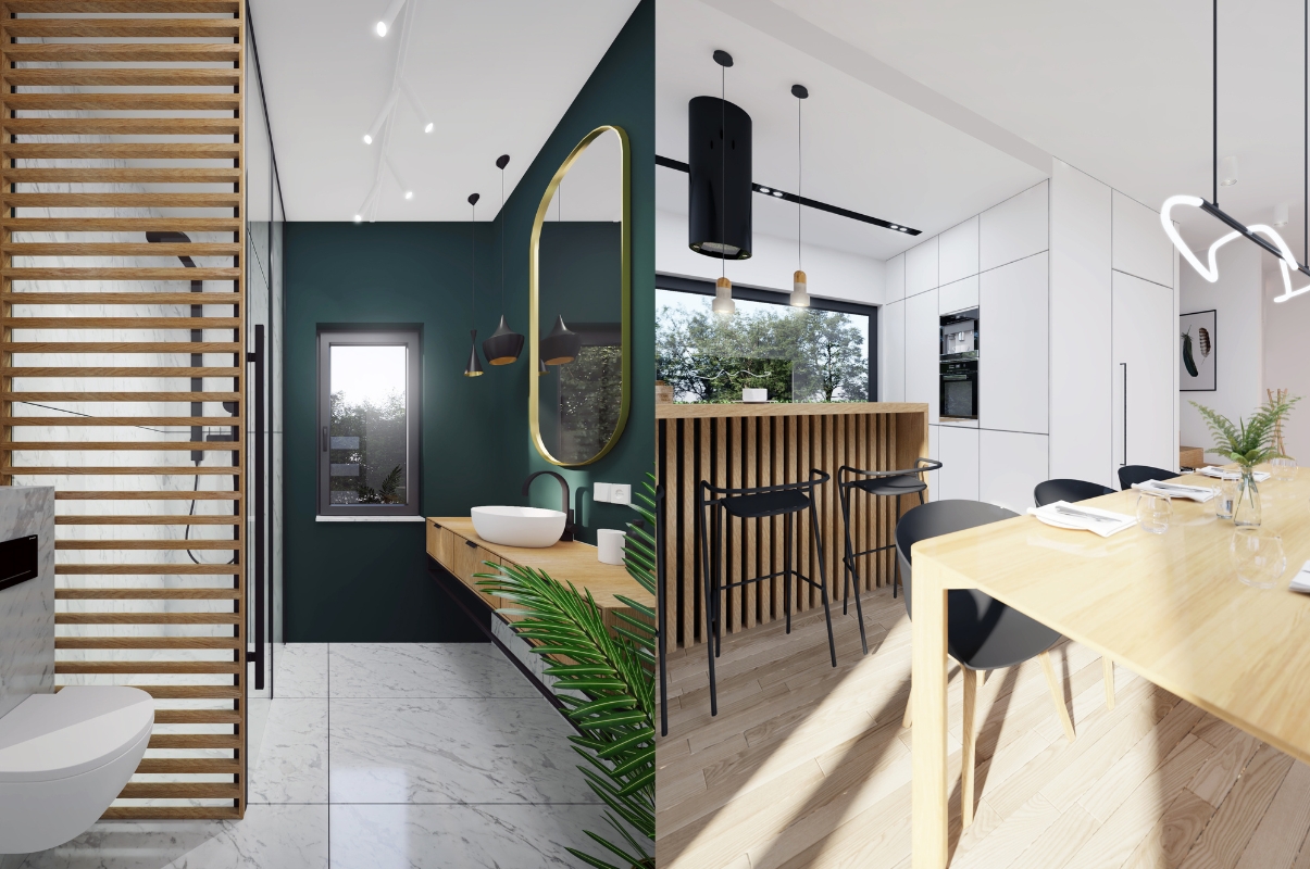 Dom prefabrykowany P.3 bez okapu - HPK1002