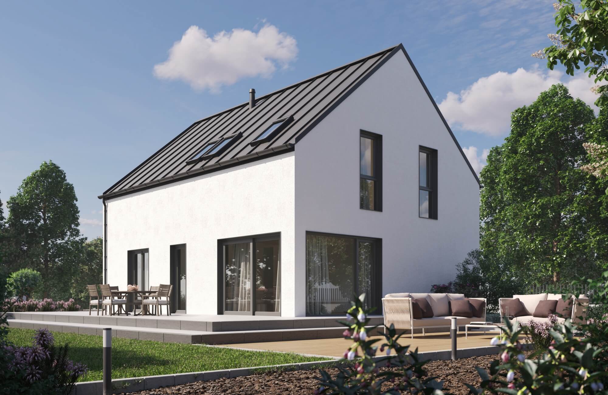 Dom prefabrykowany P.12 bez okapu - HPK1020