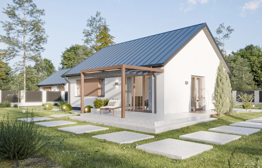 Dom prefabrykowany Parterowy 70B - HFX1001