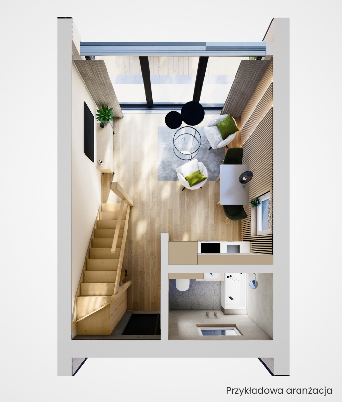 Dom prefabrykowany DH44 - HDH1000