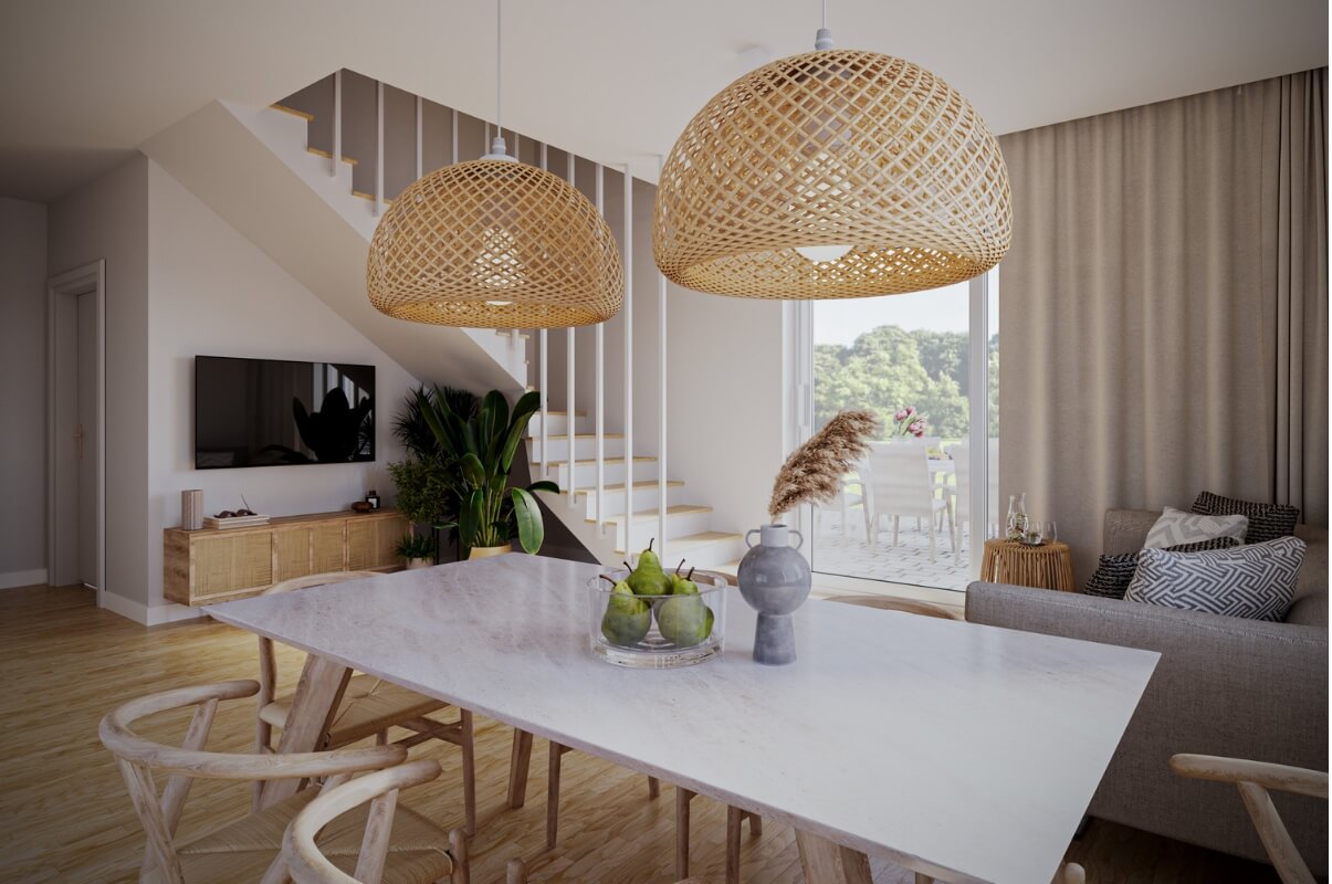 Dom prefabrykowany P.7 z okapem - HPK1015