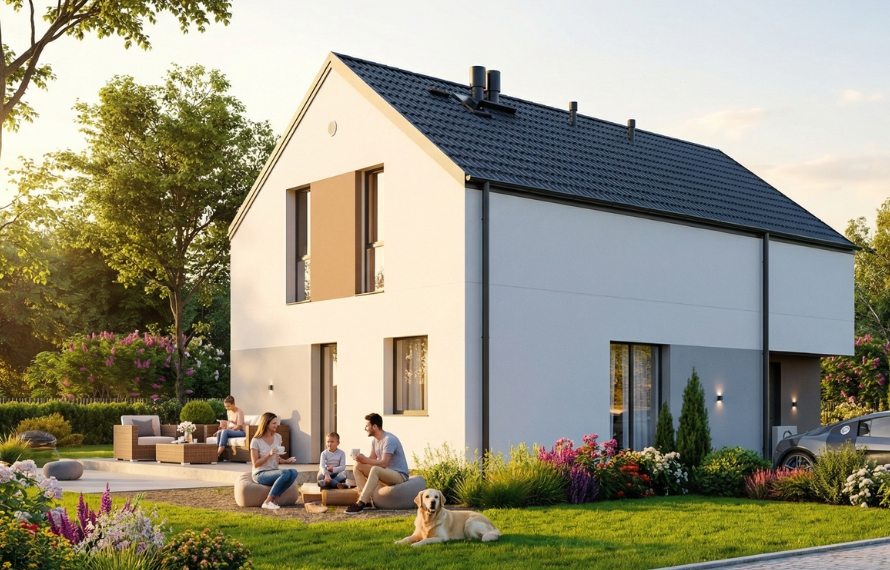 Dom prefabrykowany FastHome 130A - HFX1032