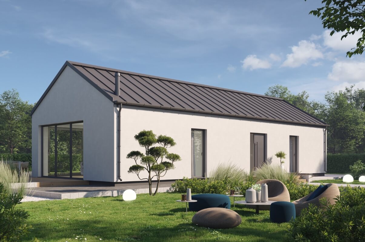 Dom prefabrykowany P.10a - HPK1010