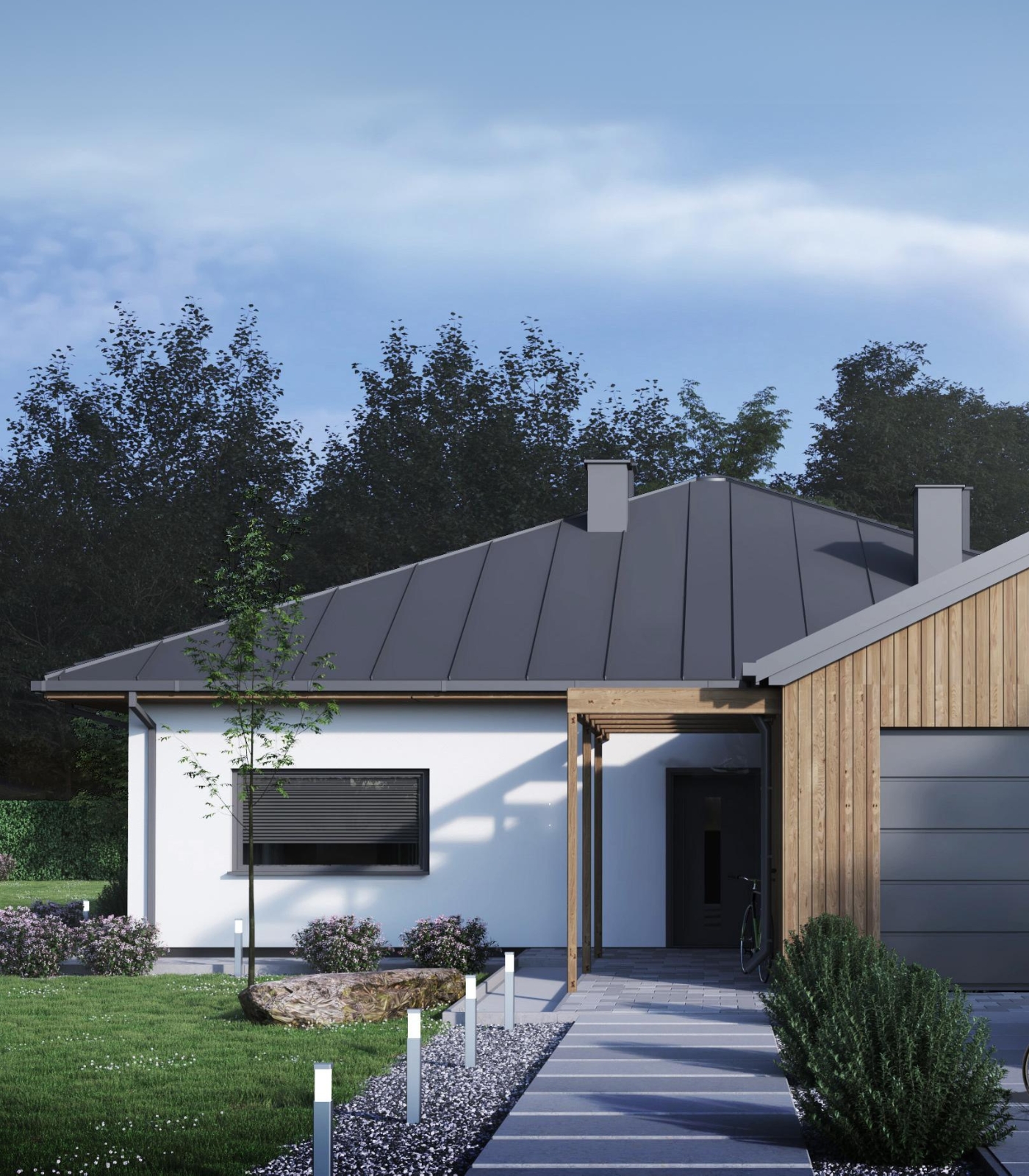 Dom prefabrykowany P.2 - HPK1001