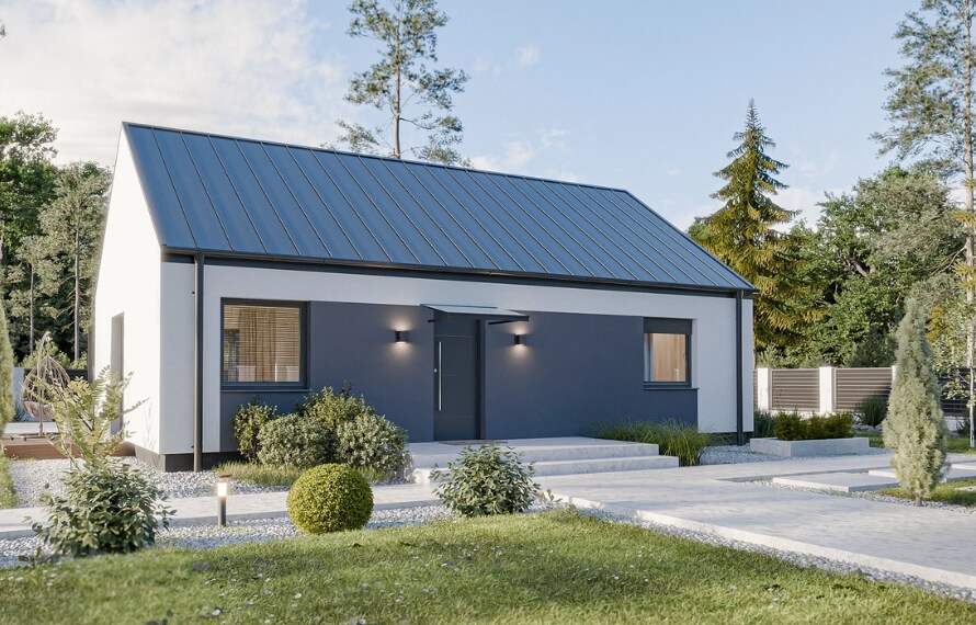 Dom prefabrykowany Parterowy 80B - HFX1004