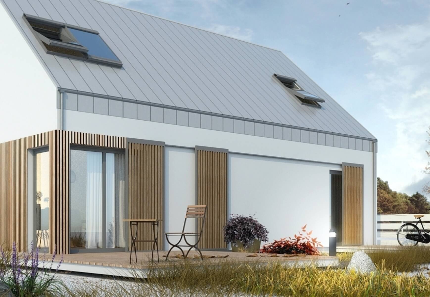 Dom keramzytowy Dom na 10 sposobów wersja nowoczesna - HAK1003