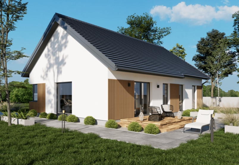 Dom keramzytowy Atrakcyjna Stodoła AS110 - HAK1005