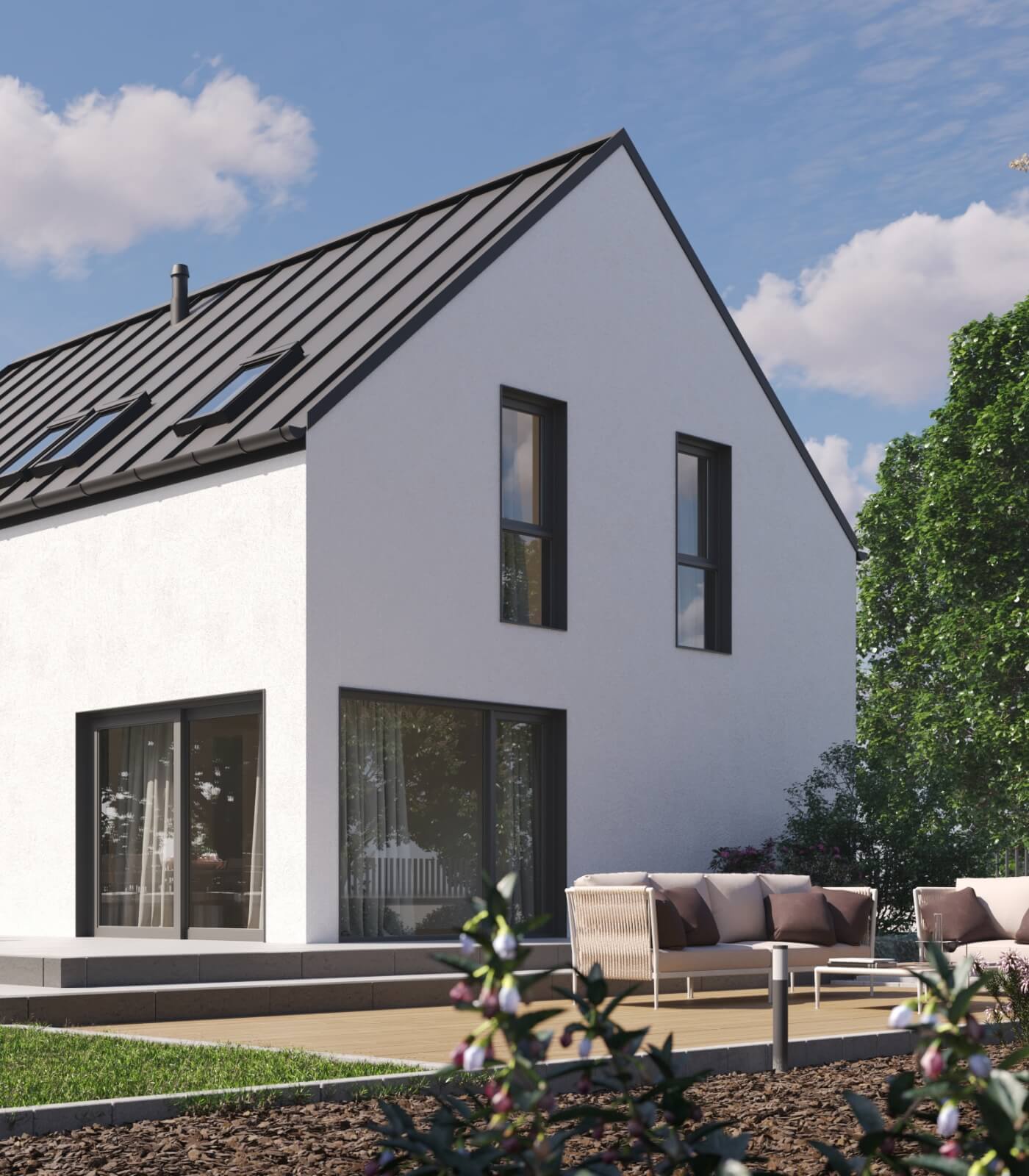 Dom prefabrykowany P.12 bez okapu - HPK1020