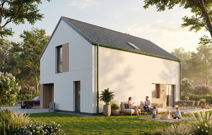 Dom prefabrykowany FastHome 130B - HFX1034