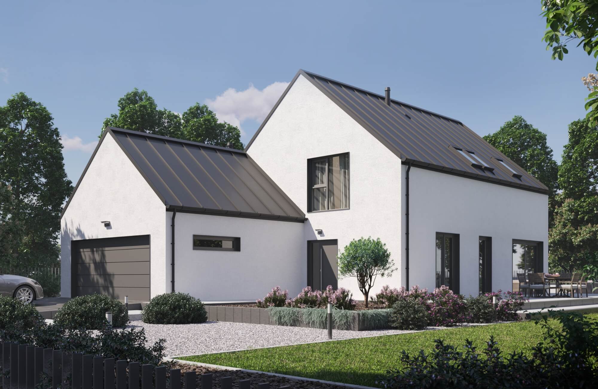 Dom prefabrykowany P.12 bez okapu - HPK1020