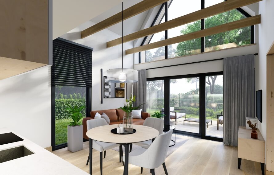 Dom prefabrykowany DH55 - HDH1002