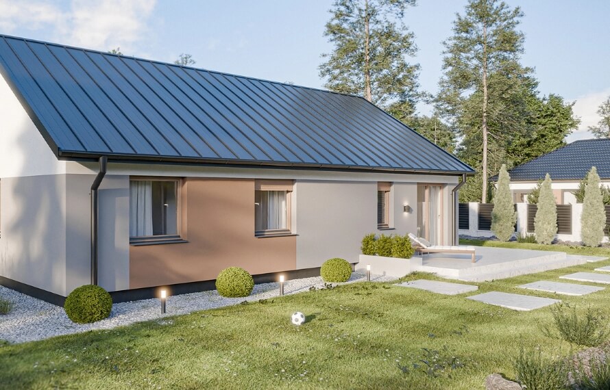 Dom prefabrykowany Parterowy 100D - HFX1011