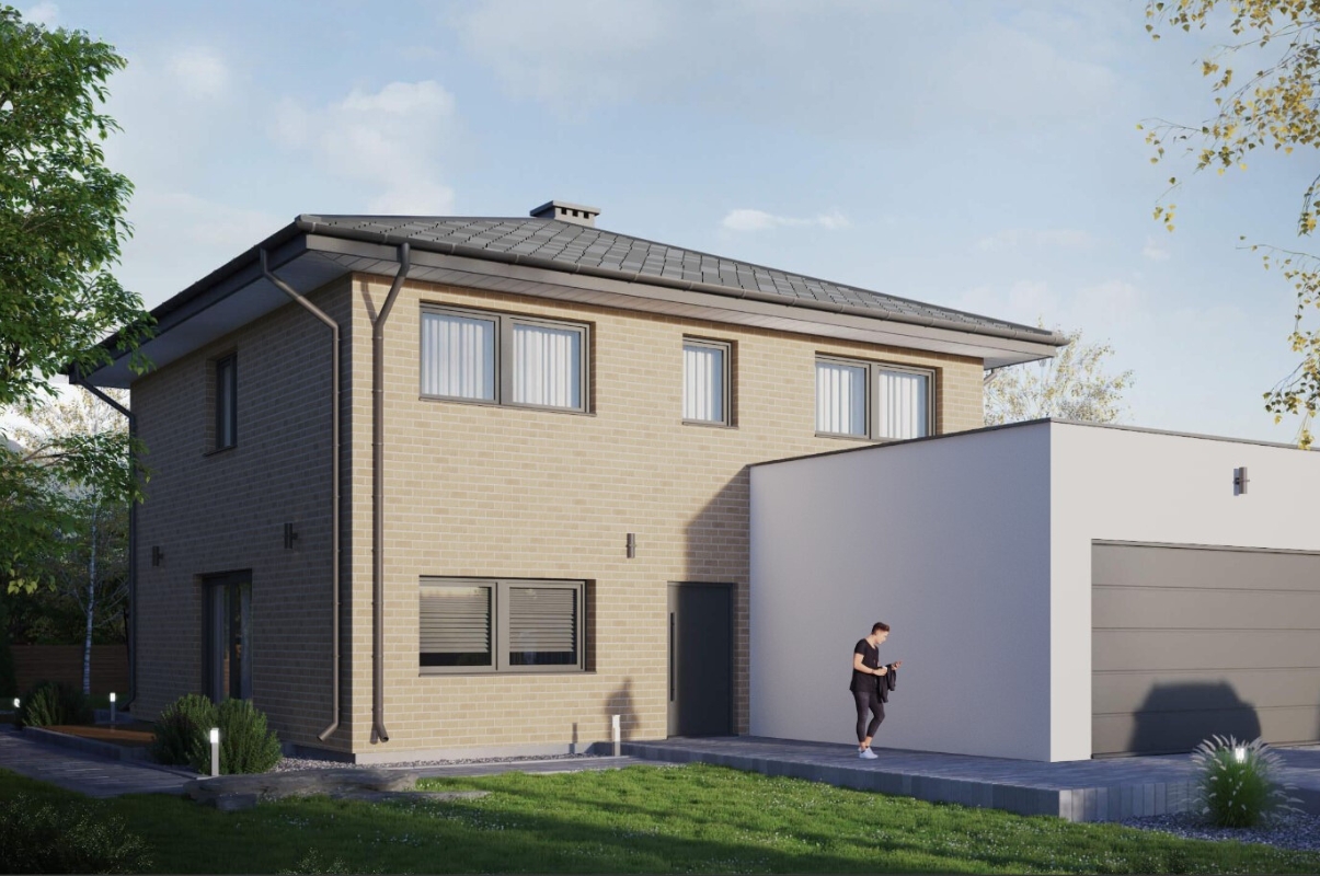 Dom prefabrykowany P.6 - HPK1005