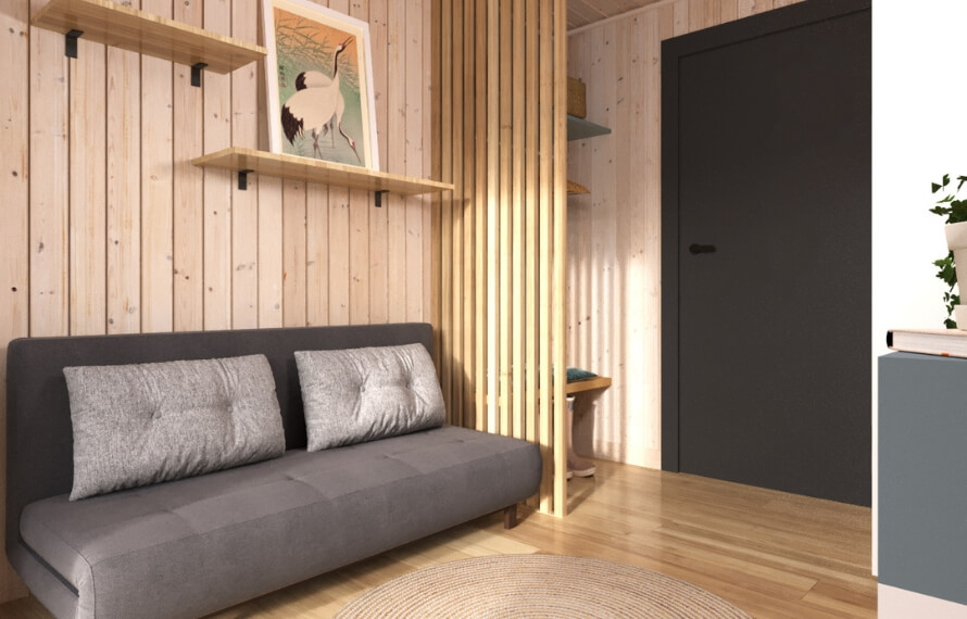 Dom mobilny Model Mazuria Economy - HTH1000