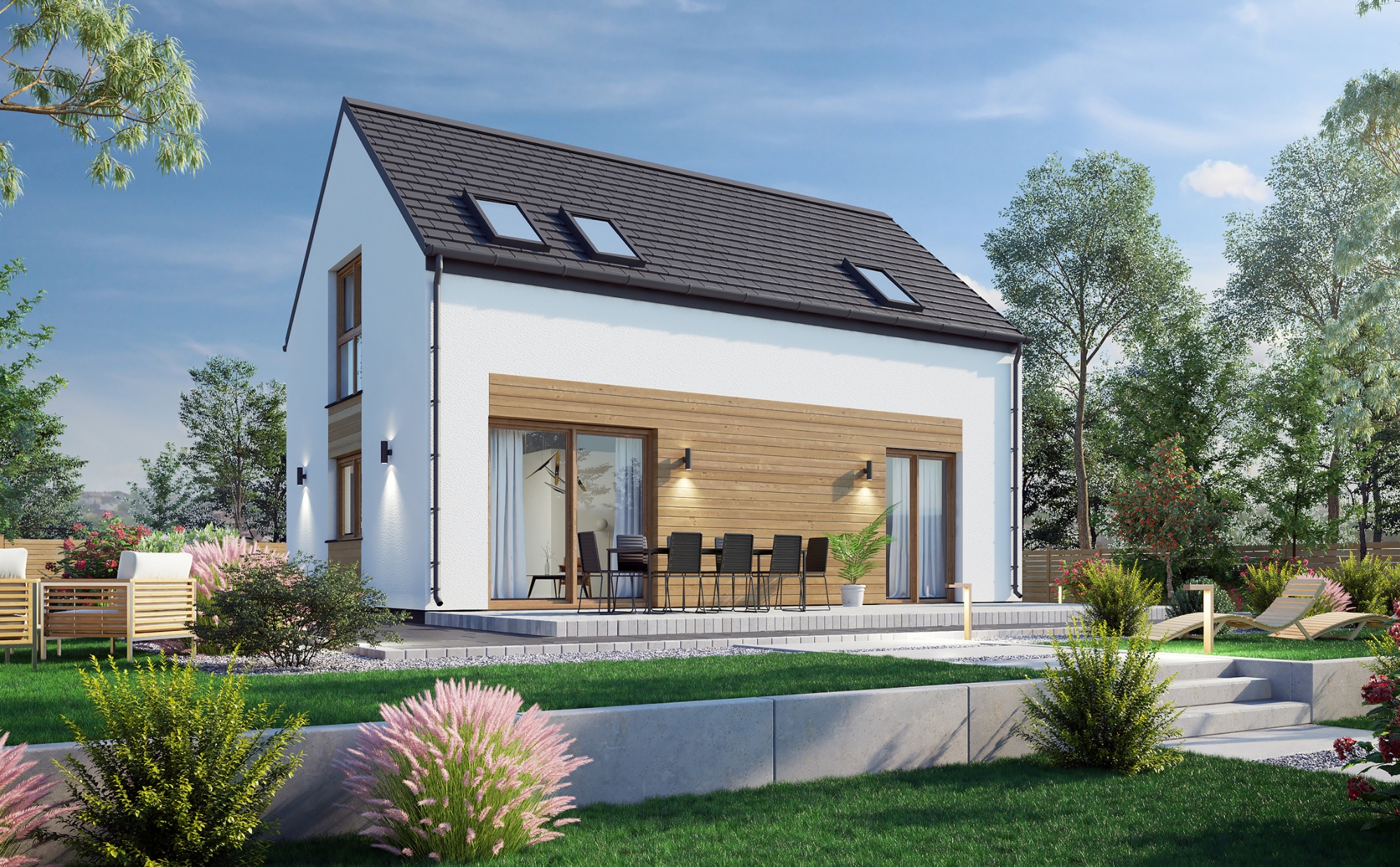 Dom prefabrykowany P.7 bez okapu - HPK1006