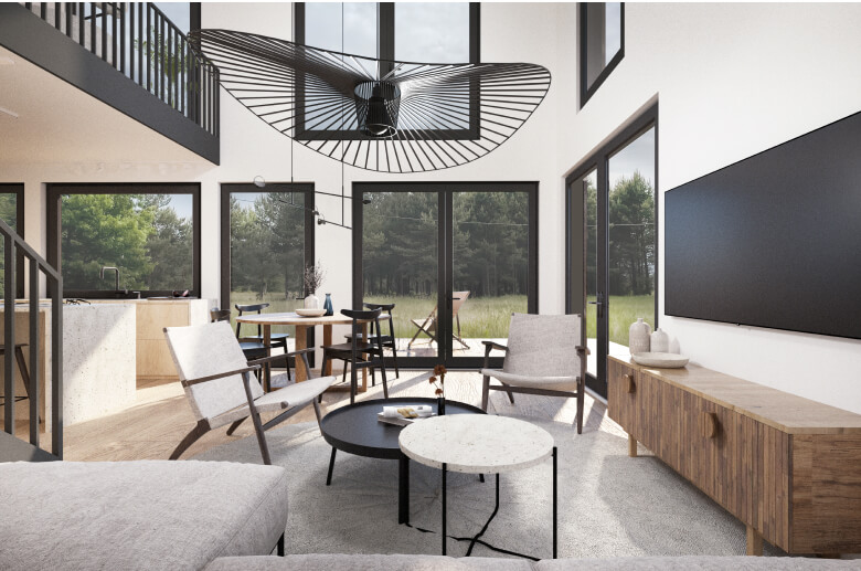 Dom modułowy całoroczny Marysia 2 - HDM1001