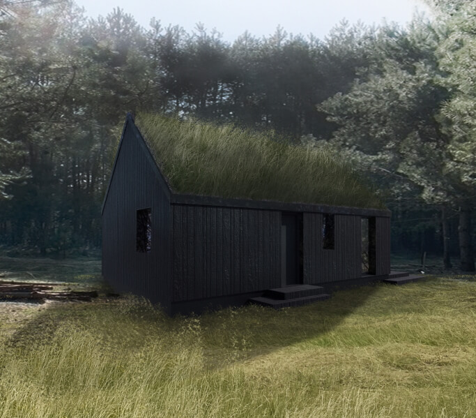 Dom modułowy całoroczny Marysia 3 - HDM1002