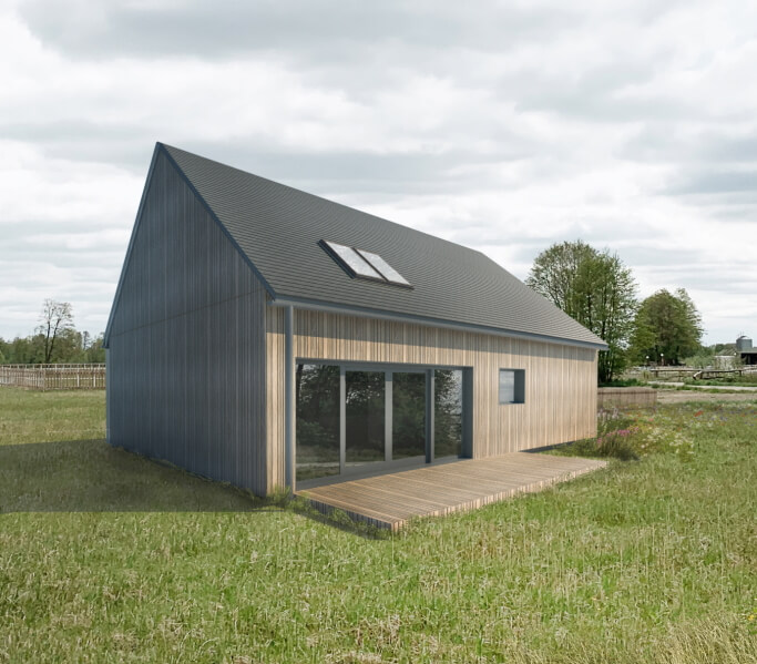 Dom modułowy całoroczny Marysia 5 - HDM1004