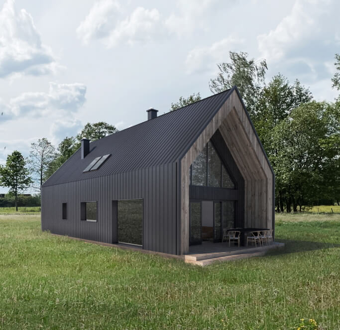 Dom modułowy całoroczny Marysia 6 - HDM1005