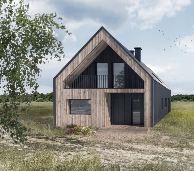 Dom modułowy całoroczny Marysia 6 - HDM1005