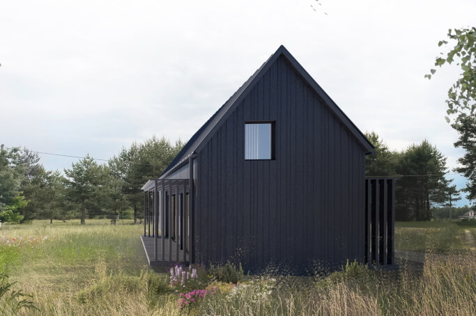 Dom modułowy całoroczny Marysia 7 - HDM1006