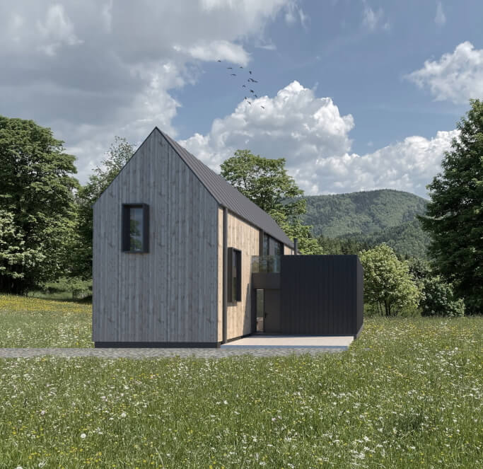 Dom modułowy całoroczny Marysia 8 - HDM1007