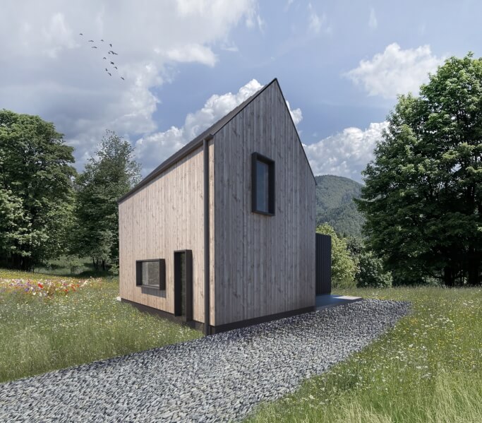 Dom modułowy całoroczny Marysia 8 - HDM1007