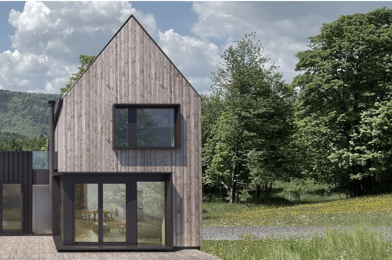 Dom modułowy całoroczny Marysia 8 - HDM1007