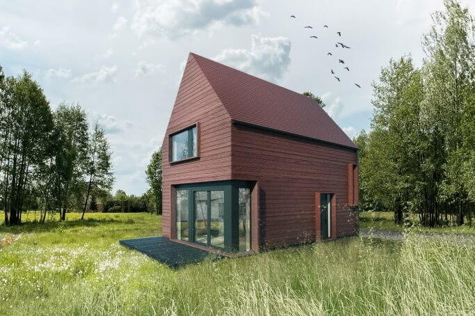 Dom modułowy całoroczny Marysia 9 - HDM1008