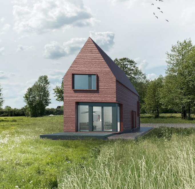 Dom modułowy całoroczny Marysia 9 - HDM1008