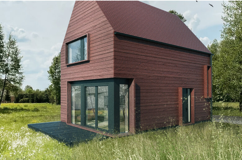 Dom modułowy całoroczny Marysia 9 - HDM1008